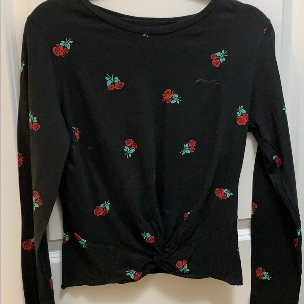 PINK black with rose shirt
